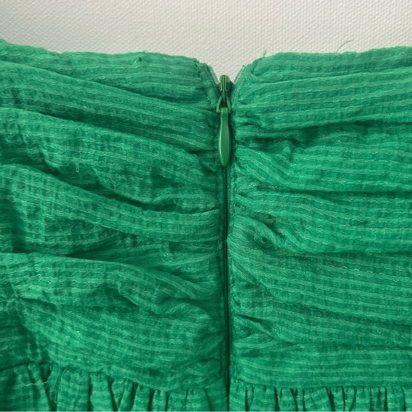 Taylor Rosette Mini Dress Garden Girl Whimsy Darty Rush Green NWOT Size 10 - Picture 8 of 15